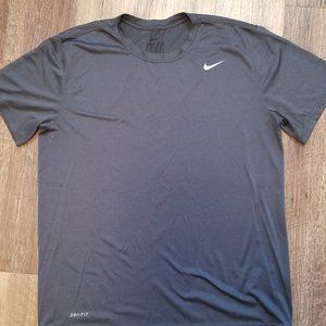 Gray Nike Dri-Fit T Shirt, size L